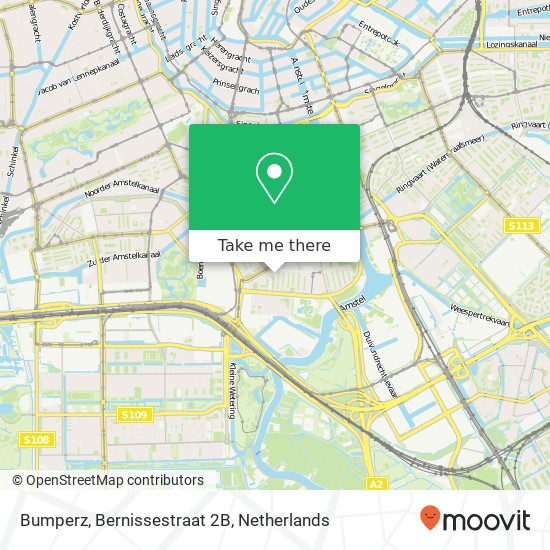 Bumperz, Bernissestraat 2B kaart