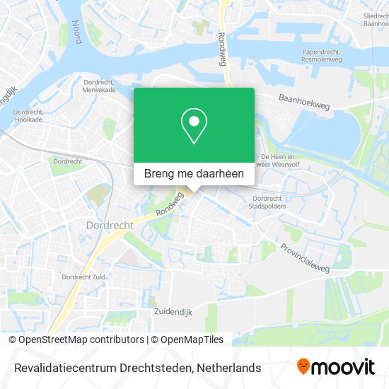 Revalidatiecentrum Drechtsteden kaart