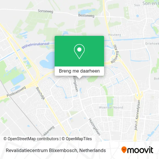 Revalidatiecentrum Blixembosch kaart