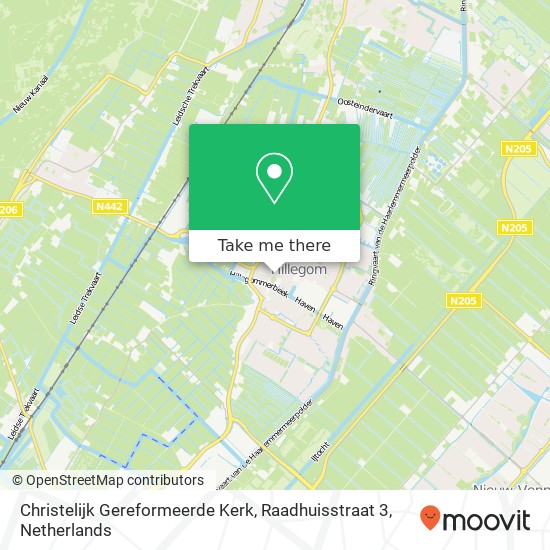 Christelijk Gereformeerde Kerk, Raadhuisstraat 3 kaart