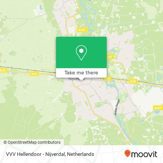 VVV Hellendoor - Nijverdal kaart