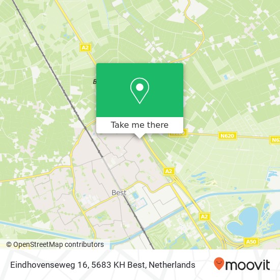 Eindhovenseweg 16, 5683 KH Best kaart