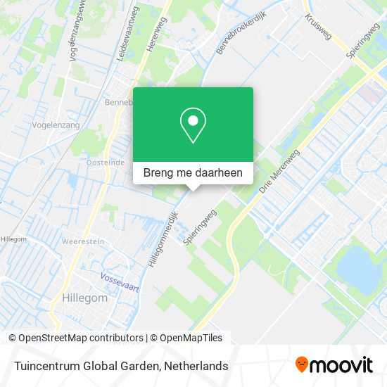 Tuincentrum Global Garden kaart