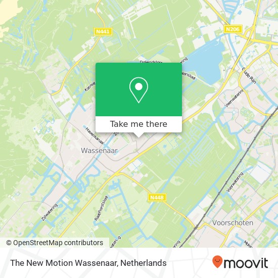 The New Motion Wassenaar kaart