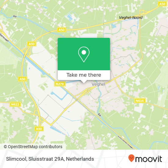 Slimcool, Sluisstraat 29A kaart