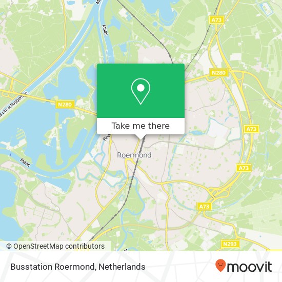 Busstation Roermond kaart