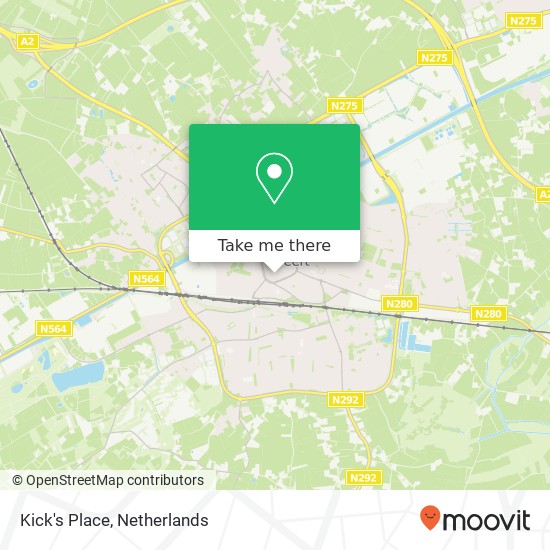 Kick's Place kaart