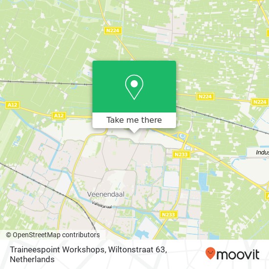 Traineespoint Workshops, Wiltonstraat 63 kaart