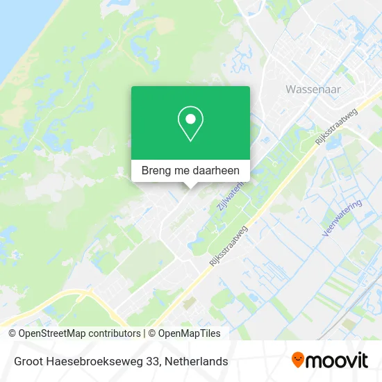 Groot Haesebroekseweg 33 kaart