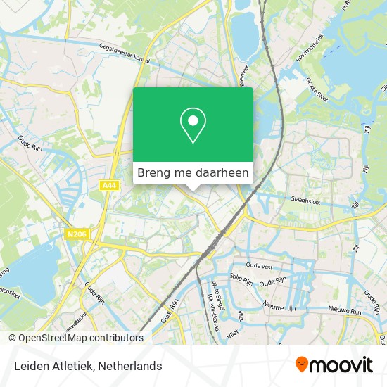 Leiden Atletiek kaart