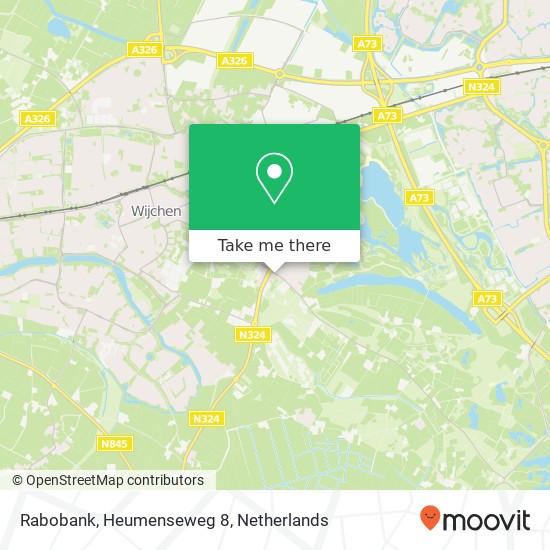 Rabobank, Heumenseweg 8 kaart