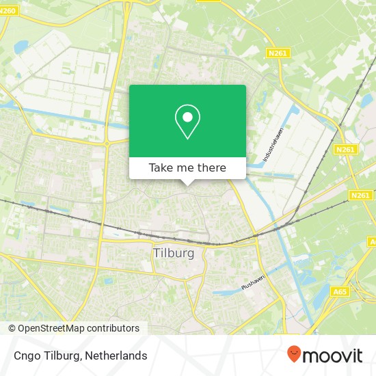 Cngo Tilburg, Groeseindstraat kaart
