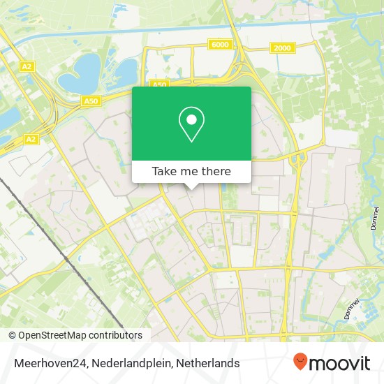 Meerhoven24, Nederlandplein kaart
