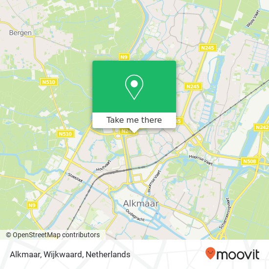 Alkmaar, Wijkwaard kaart