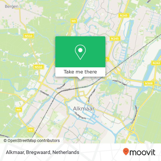 Alkmaar, Bregwaard kaart