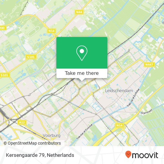 Kersengaarde 79, 2272 NB Voorburg kaart