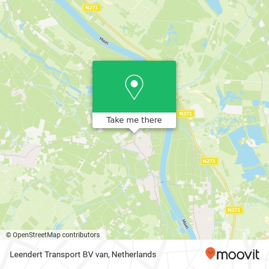 Leendert Transport BV van kaart