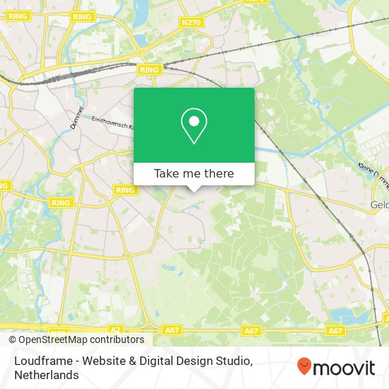 Loudframe - Website & Digital Design Studio, Jan Sluijtersweg 29 kaart