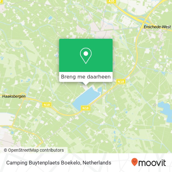 Camping Buytenplaets Boekelo kaart