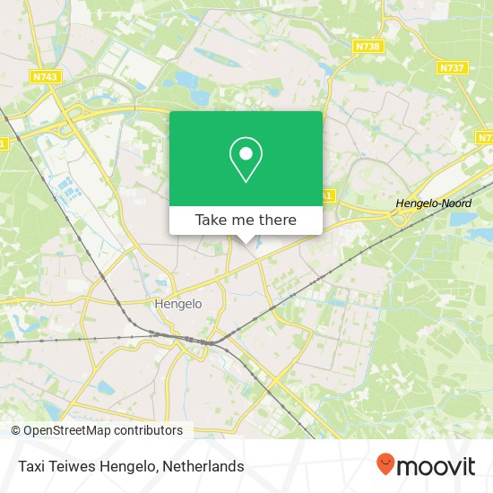 Taxi Teiwes Hengelo kaart