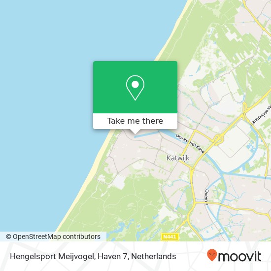 Hengelsport Meijvogel, Haven 7 kaart