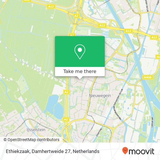 Ethiekzaak, Damhertweide 27 kaart