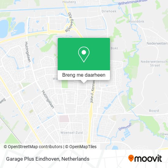 Garage Plus Eindhoven kaart