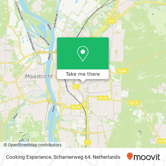 Cooking Experience, Scharnerweg 64 kaart