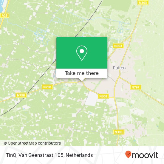 TinQ, Van Geenstraat 105 kaart