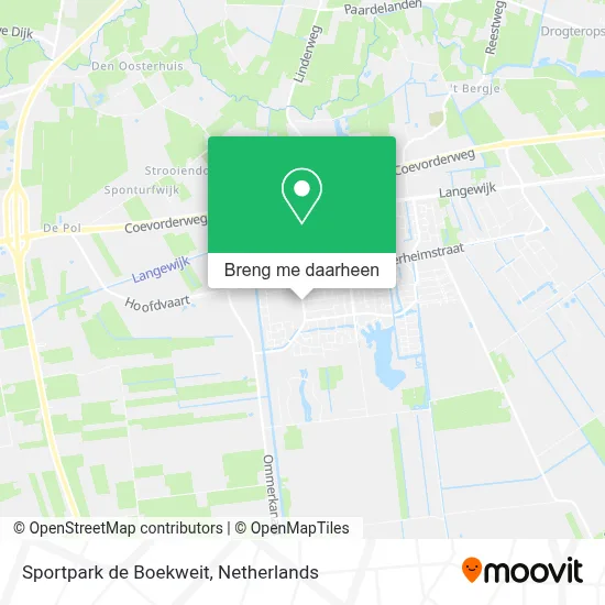 Sportpark de Boekweit kaart