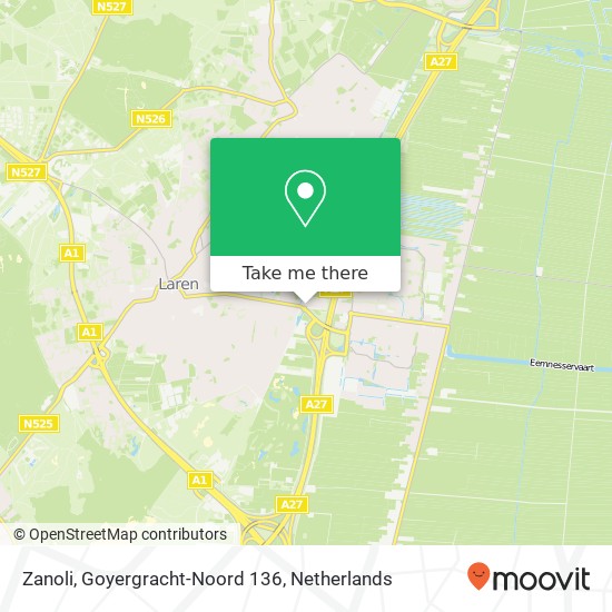 Zanoli, Goyergracht-Noord 136 kaart