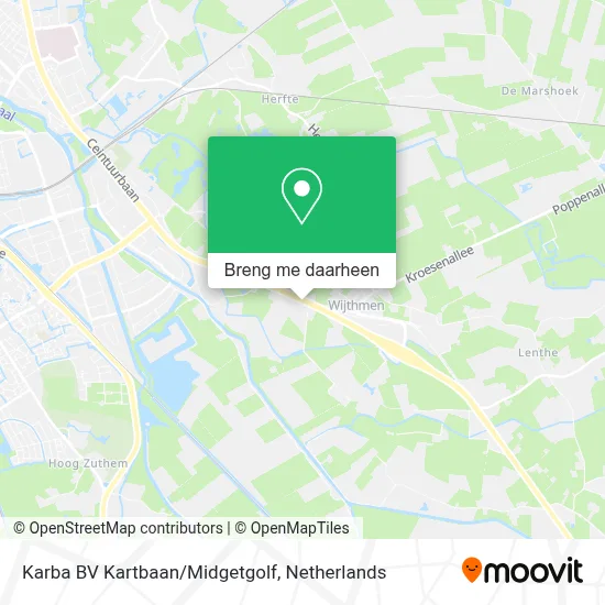 Karba BV Kartbaan/Midgetgolf kaart