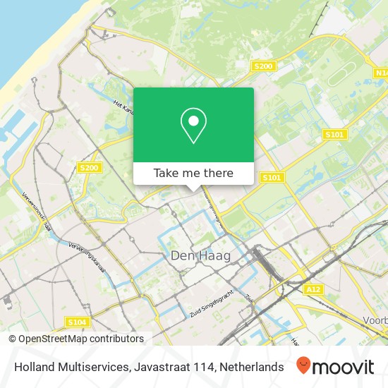 Holland Multiservices, Javastraat 114 kaart
