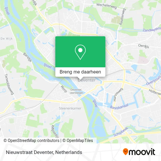 Nieuwstraat Deventer kaart