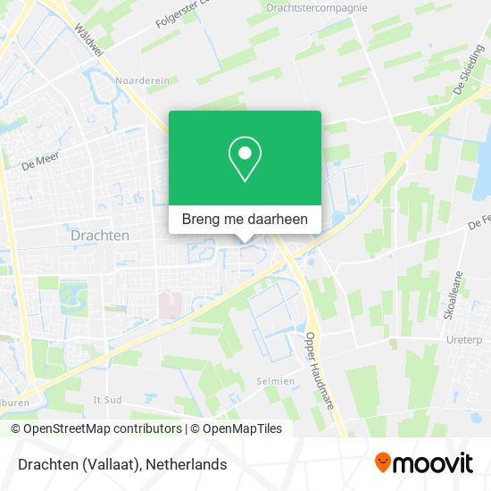 Drachten (Vallaat) kaart