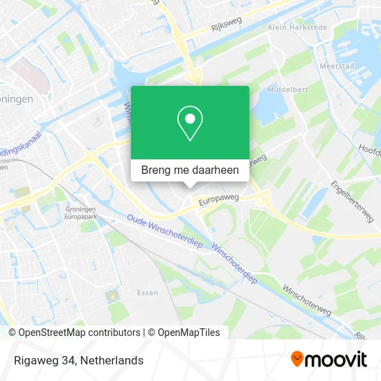 Rigaweg 34 kaart
