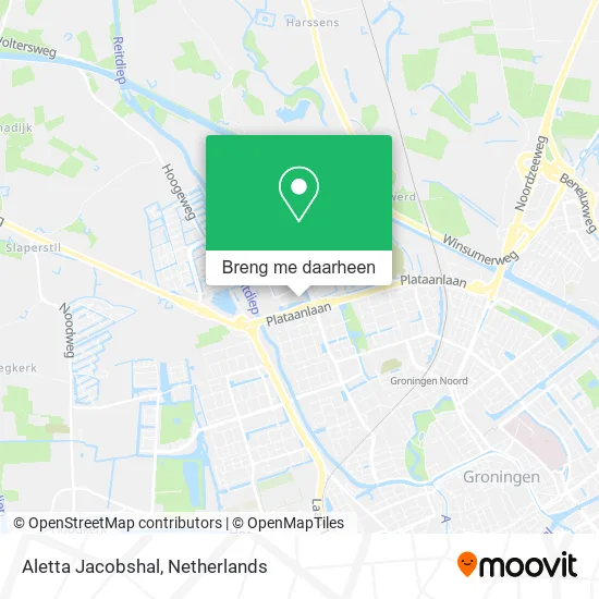 Aletta Jacobshal kaart