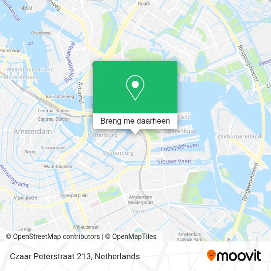 Czaar Peterstraat 213 kaart