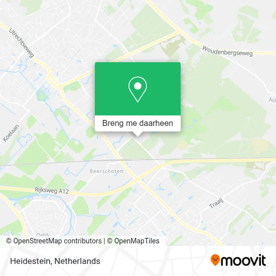 Heidestein kaart