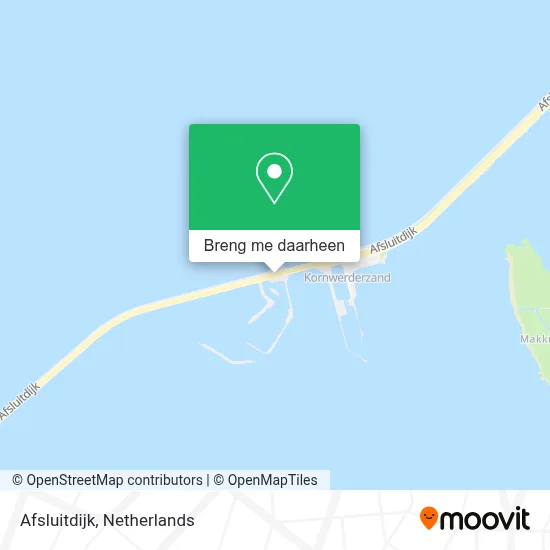 Afsluitdijk kaart