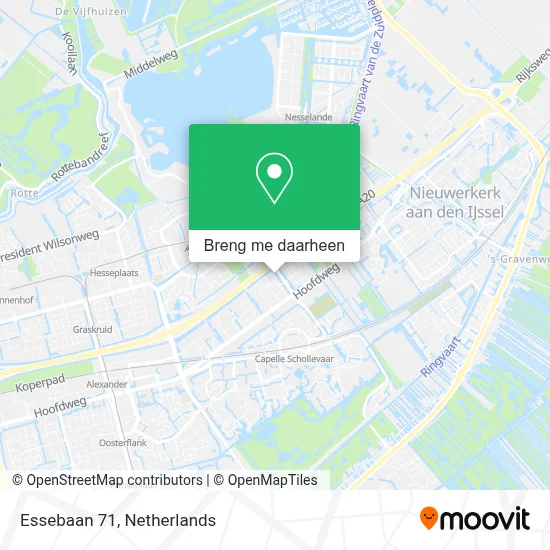 Essebaan 71 kaart