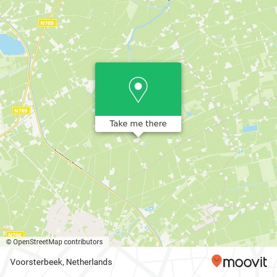 Voorsterbeek kaart