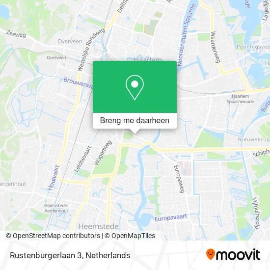 Rustenburgerlaan 3 kaart