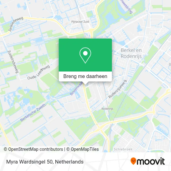 Myra Wardsingel 50 kaart