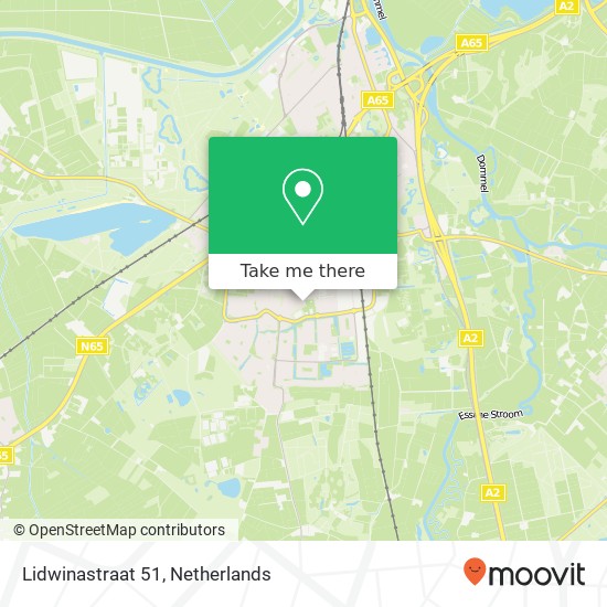 Lidwinastraat 51 kaart