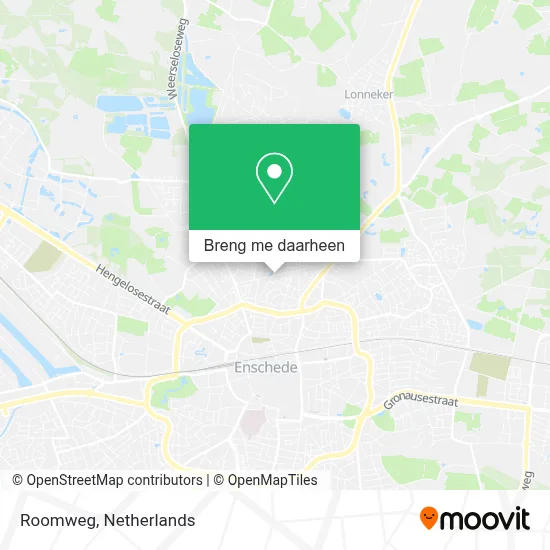 Roomweg kaart