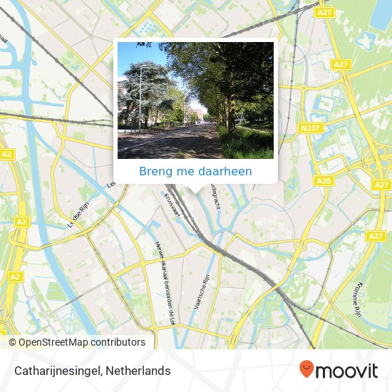 Catharijnesingel kaart