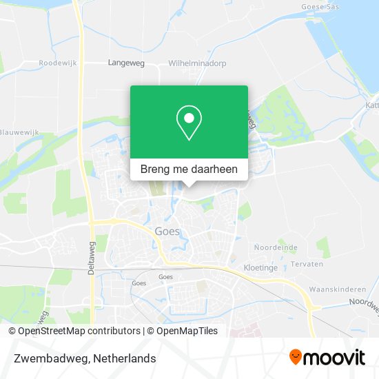 Zwembadweg kaart