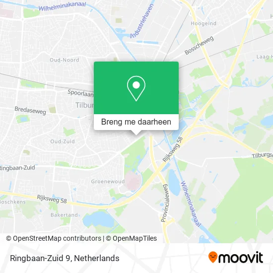 Ringbaan-Zuid 9 kaart