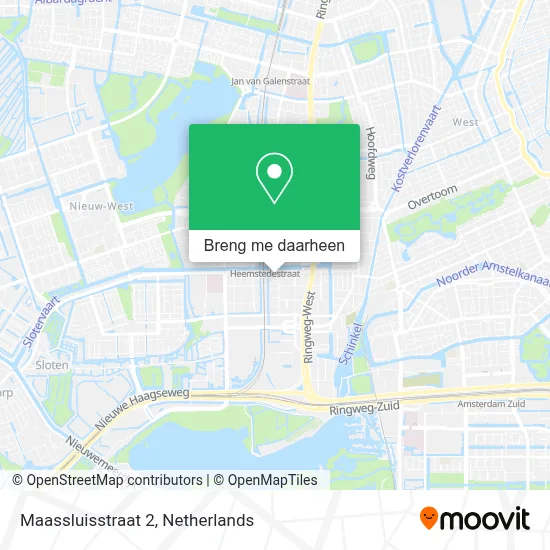 Maassluisstraat 2 kaart